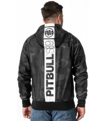 Pit Bull Kurtka Wiosenna Z Kapturem Athletic Hilltop All Black Camo
