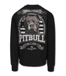 Pit Bull Bluza Bez Kaptura Crewneck TroubleMaker Black