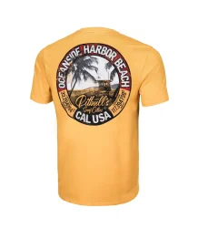 Pit Bull T-Shirt Koszulka Small Logo Oceanside Yellow