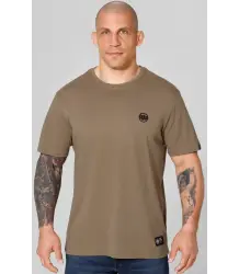 Pit Bull T-Shirt Koszulka Small Logo Coyote Sand