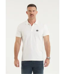 Pit Bull Koszulka Polo Jersey Small Logo Off White