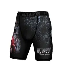 Octagon Spodenki Kompresyjne Vale Tudo Santa Muerte