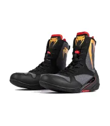 Venum Buty Bokserskie Boxing Shoes Elite Storm Grey/Gold