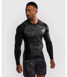Venum Rashguard Długi Rękaw Long Sleeve Rapid Black/Storm Grey