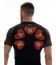 MANTO Rashguard Krótki Rękaw Tuff Luv Black