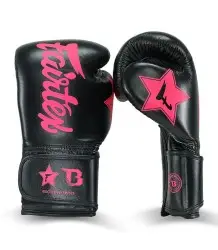 Fairtex Booster Rękawice Bokserskie FXB BG V2 Black/Pink