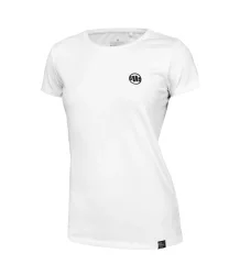 Pit Bull Damska Koszulka T-shirt Slim Fit Small Logo White