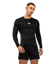 Venum Rashguard Długi Rękaw Long Sleeve Tactical XT Black/Fire Red