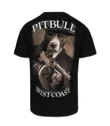 Pit Bull T-Shirt Koszulka Tommy Gun Black