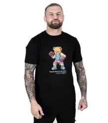 Środowisko Miejskie T-shirt Koszulka Boxing Bear Black