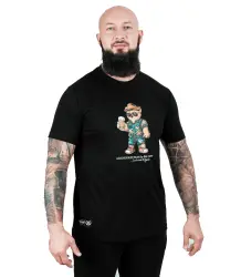 Środowisko Miejskie T-shirt Koszulka Alcotourist Bear Black