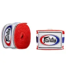 Fairtex Elastyczne Owijki Bandaże Bokserskie HW2 4,5m Thai Flag