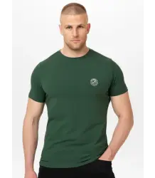 Pit Bull T-shirt Koszulka Męska Slim Fit San Diego Ca Small Logo Green