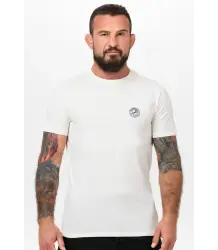 Pit Bull T-shirt Koszulka Męska Slim Fit San Diego Ca Small Logo Off-White