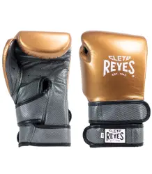 Cleto Reyes Rękawice Bokserskie Double Strap Sparring Gloves Copper/Grey