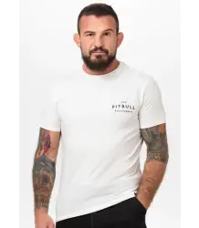 Pit Bull T-shirt Koszulka Męska Washed USA CAL Off-White