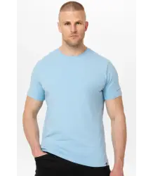 Pit Bull T-shirt Koszulka Męska Slim Fit Minimal Light Blue