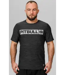 Pit Bull T-shirt Koszulka Hilltop Casual Sport Black Melange