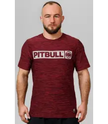Pit Bull T-shirt Koszulka Hilltop Casual Sport Burgund Melange