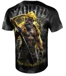 Octagon T-Shirt Koszulka Sportowa Techniczna Silesia Czorny Charakter Limited Edition