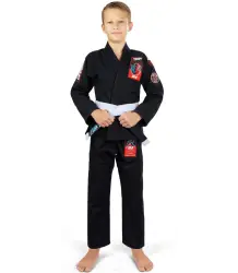 Ground Game Kimono Gi Do Bjj Dla Dzieci Ninja Black