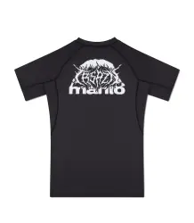 MANTO Rashguard Krótki Rękaw TREASURE ZONE Black