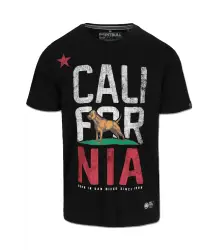 Pit Bull T-shirt Koszulka Męska California Black