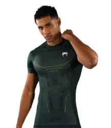 Venum Rashguard Krótki Rękaw Technical 3.0 Forest Green