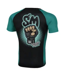 Środowisko Miejskie Rashguard Krótki Rękaw Fist Black