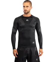 Venum Nexus Rashguard Long Sleeves Długi Rękaw Black/Silver