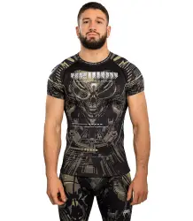 Venum Invader Rashguard Short Sleeve Krótki Rękaw Black/Sand