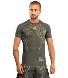 Venum Serpenti Rashguard Short Sleeve Krótki Rękaw Khaki/Bronze/Ivory