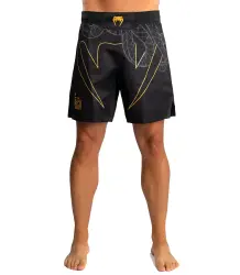 Venum Serpenti Fightshorts MMA Spodenki Treningowe Black/Silver/Gold