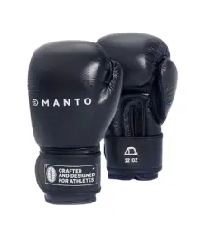 MANTO Rękawice Bokserskie Impact+ Black