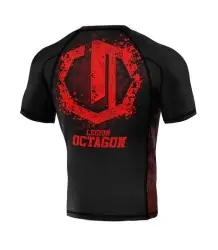 Octagon Rashguard Legion PREMIUM Grunge Black/Red