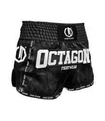 Octagon Spodenki Kickboxing/Muay Thai Legion Future PREMIUM black/white