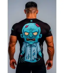 WarHouse Rashguard Krótki Rękaw Zombie Black