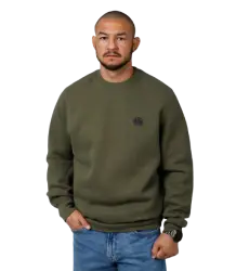 Pit Bull Bluza Bez Kaptura Crewneck Small Logo Olive