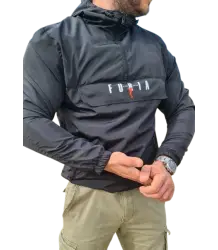 FURIA Kurtka Męska Kangurka Logo Black