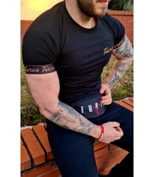 FURIA T-shirt Koszulka Męska Logo Taśma Black