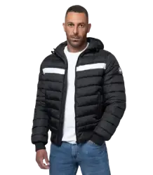 Pit Bull Kurtka Zimowa Pikowana Z Kapturem Rubio Black