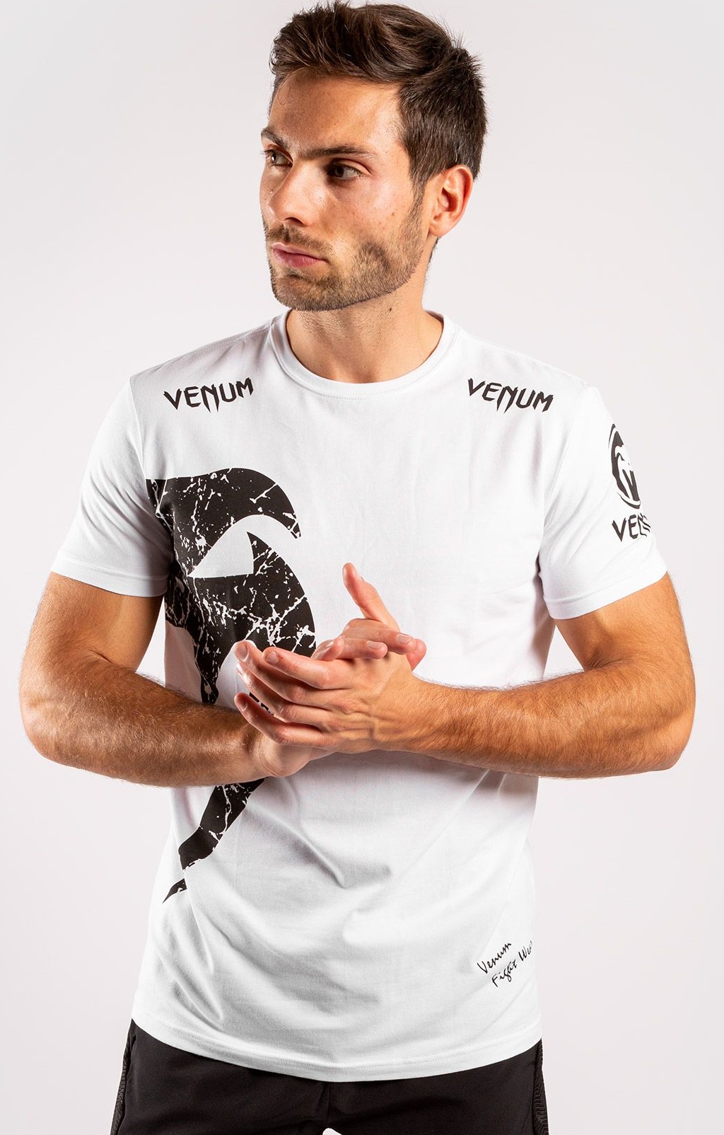 Zdjęcia - Ubrania do sportów walki Venum T-Shirt Giant White Koszulka 