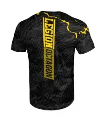 Octagon Legion T-Shirt Koszulka Techniczna Marble Camo Yellow