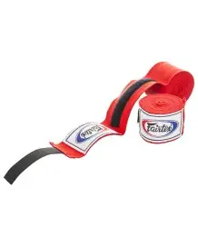 Fairtex Elastyczne Owijki Bandaże Bokserskie HW2 4,5m Red