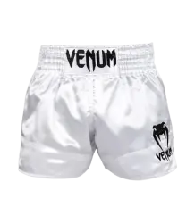 Venum Spodenki Muay Thai Classic Shorts White/Black