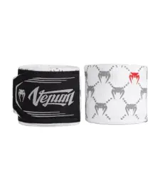 Venum Bandaże Bokserskie Owijki 2,5m Monogram White/Black 