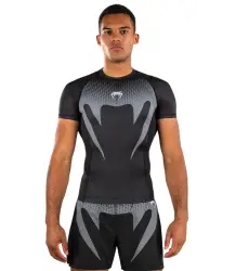 Venum Rashguard Krótki Rękaw Short Sleeve No Gi Black/Grey