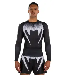 Venum Rashguard Długi Rękaw Long Sleeve No Gi Black/White