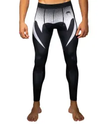 Venum Legginsy Spats No Gi Chocolate Black/White