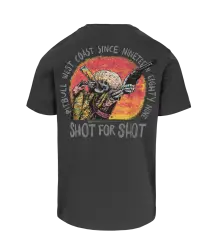 Pit Bull T-Shirt Koszulka Shot For Shot Graphite